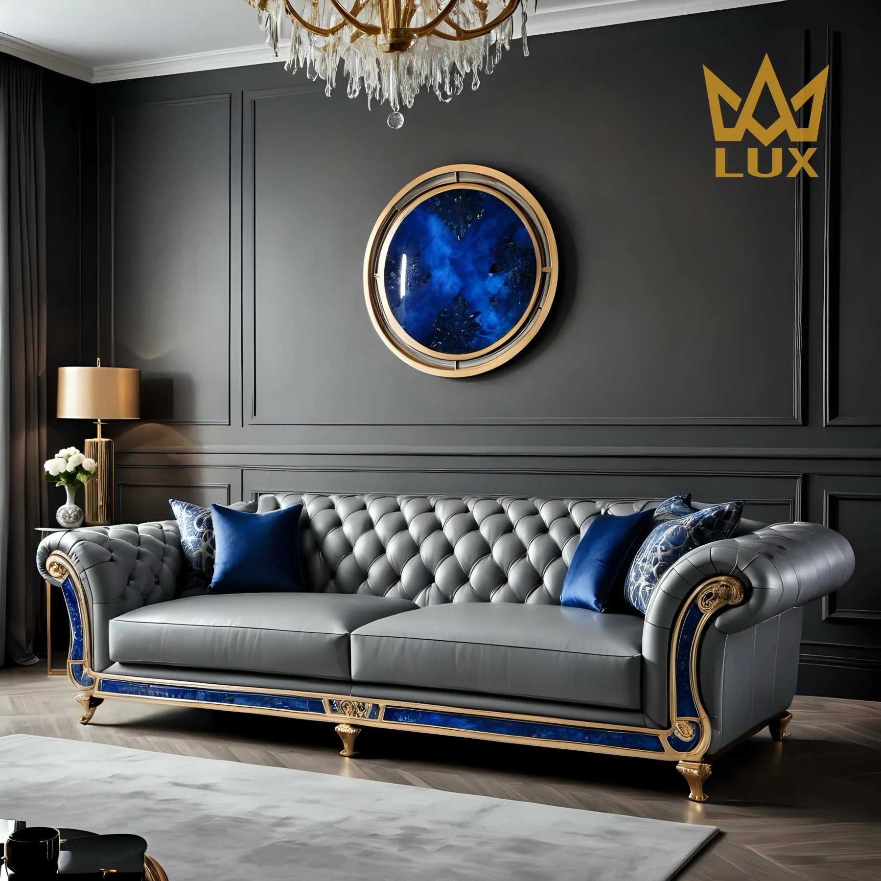 ’RASIMA’ LAPIS LAZULI SOFA KOSMO
